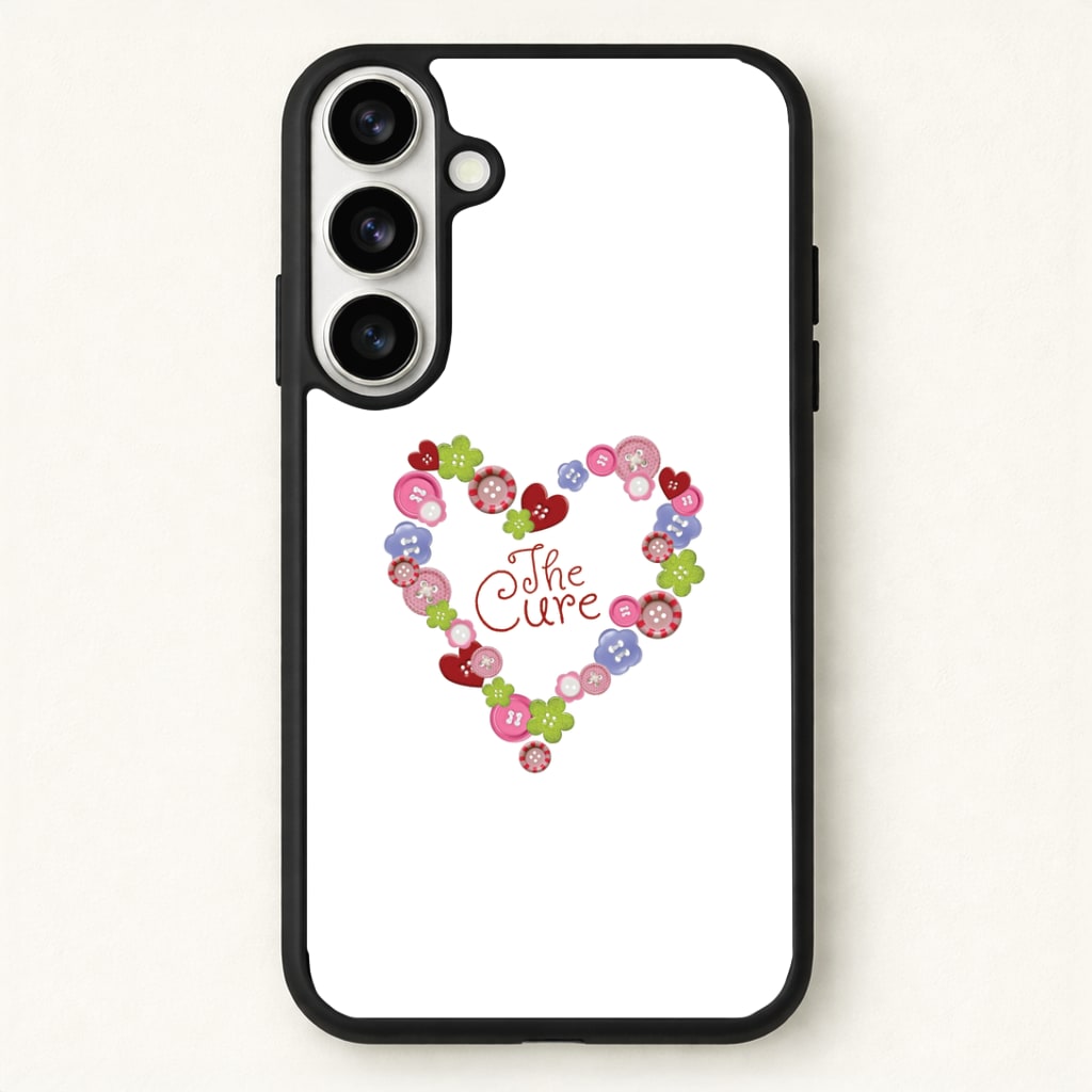 Button Heart Phone Case - Galaxy S26 / Standard
