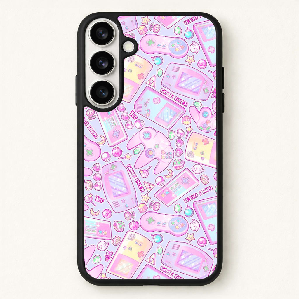 Power Up, Gaming Pattern Phone Case - Galaxy S26 / Standard