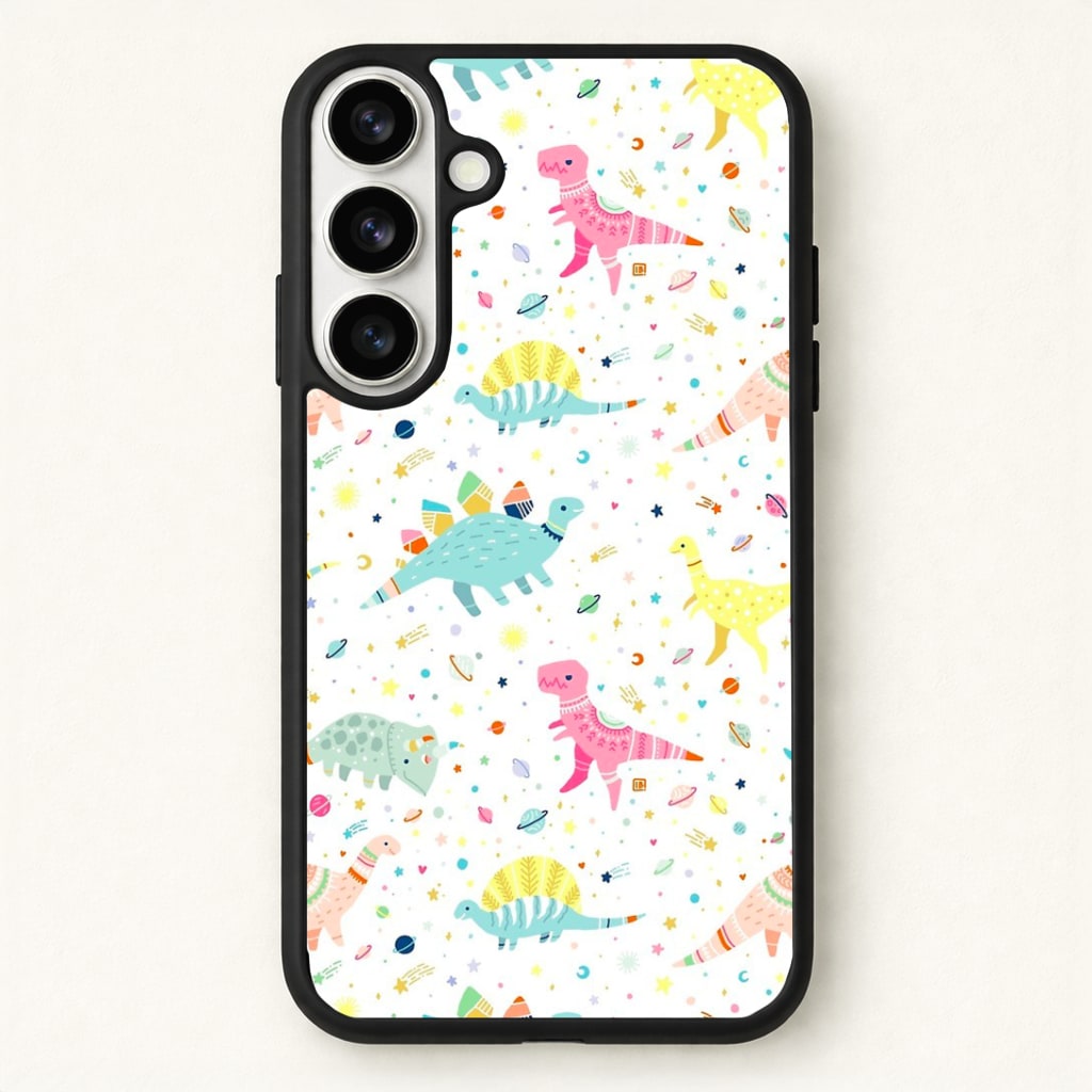 Dinosaur Pattern Phone Case - Galaxy S26 / Standard