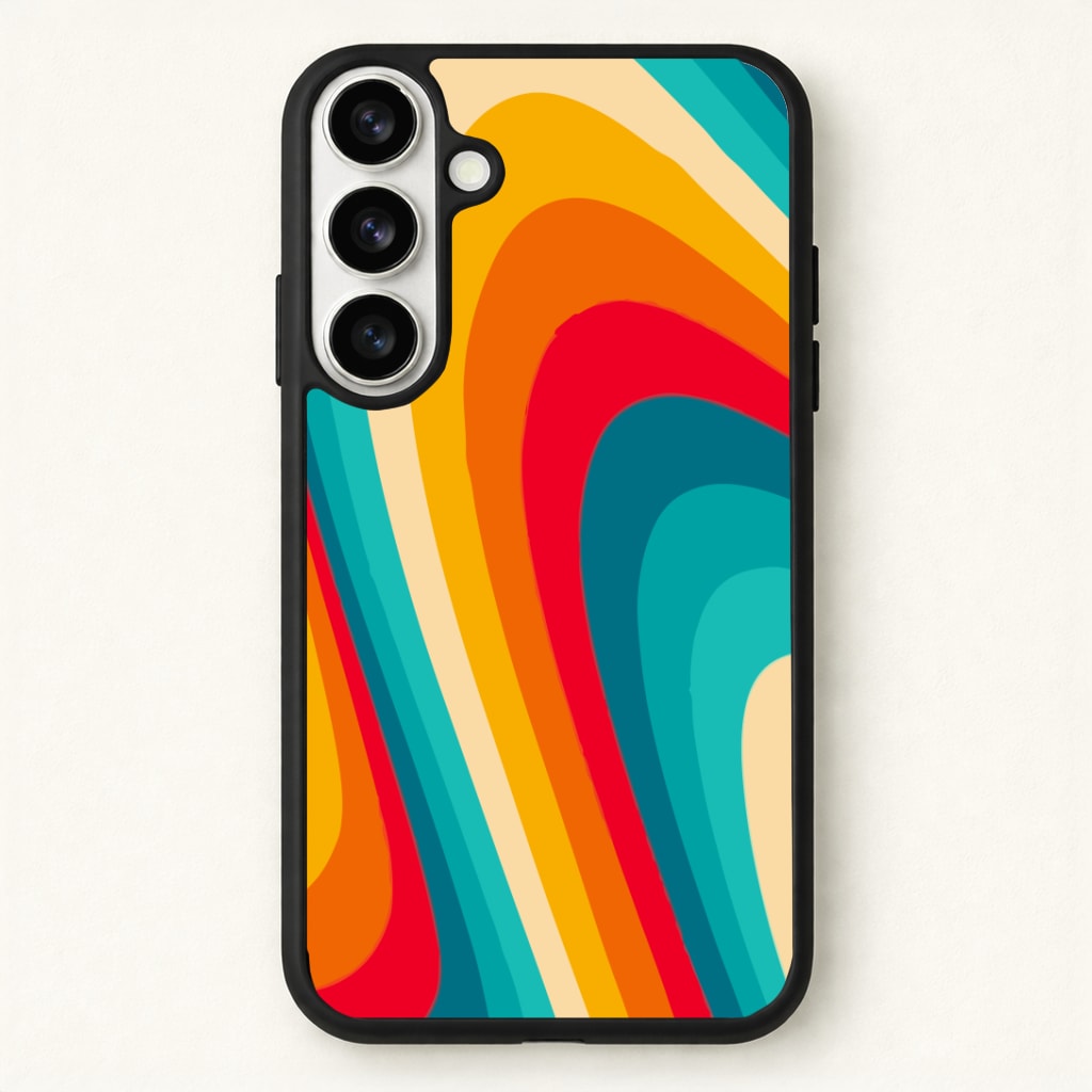 Rainbow Abstract Pattern Phone Case - Galaxy S26 / Standard
