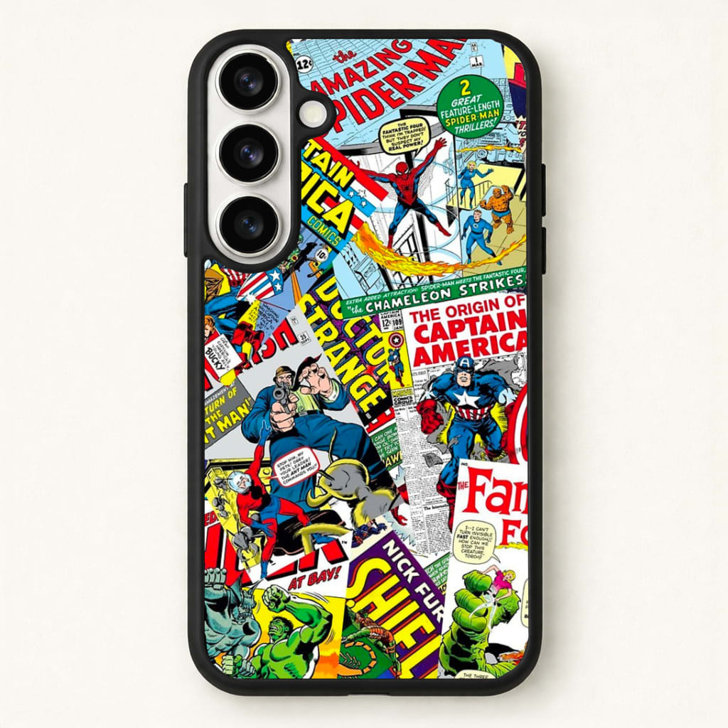 Superhero Comic Comics Pattern Phone Case - Galaxy S26 / Standard