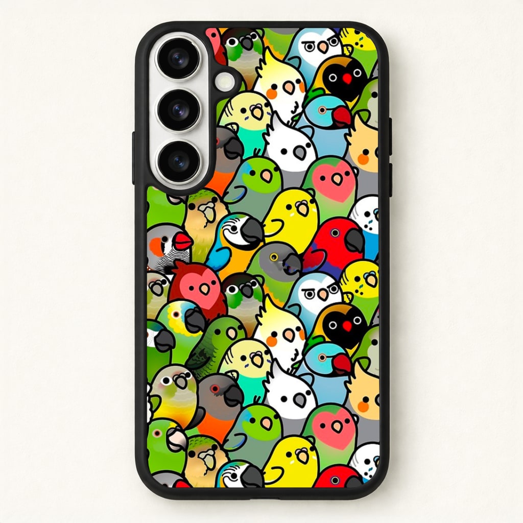 Everybirdy Pattern Phone Case - Galaxy S26 / Standard