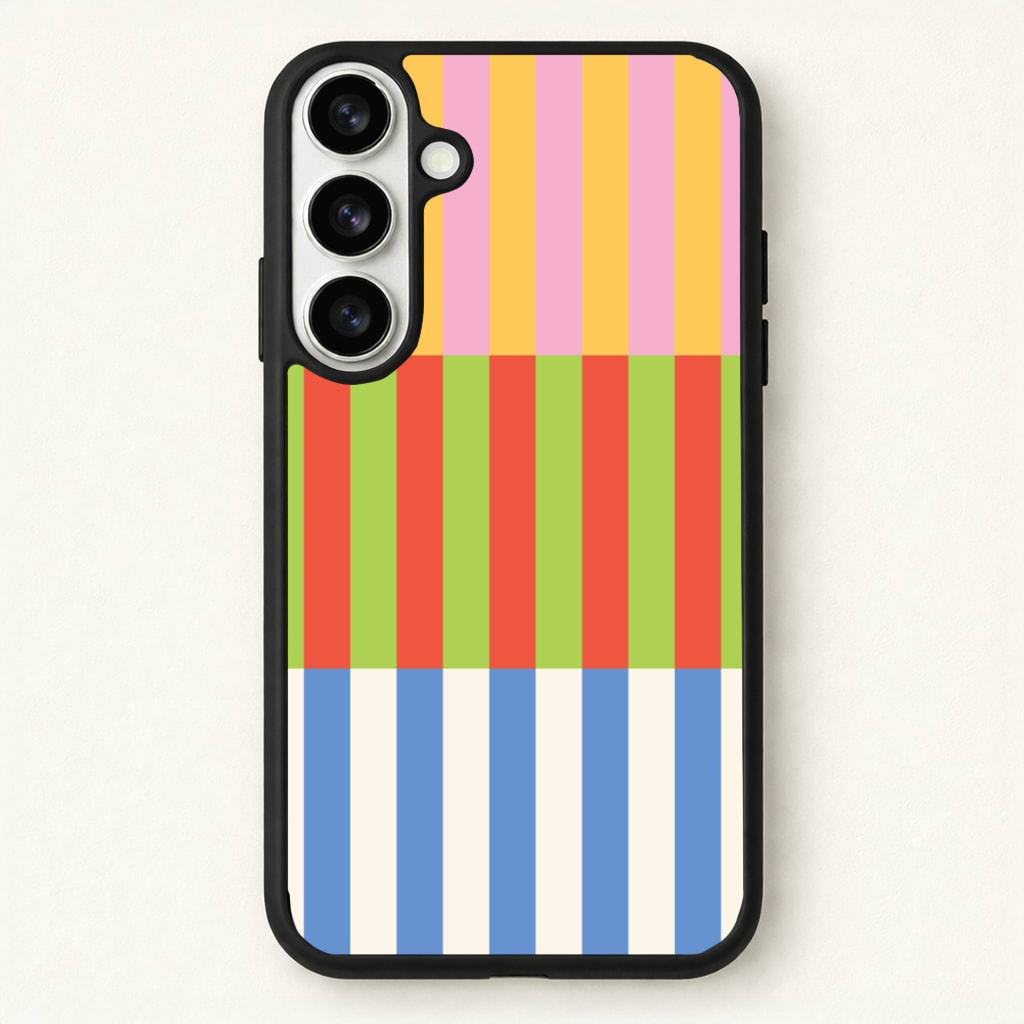 Colourful Stripes Pattern Phone Case - Galaxy S26 / Standard