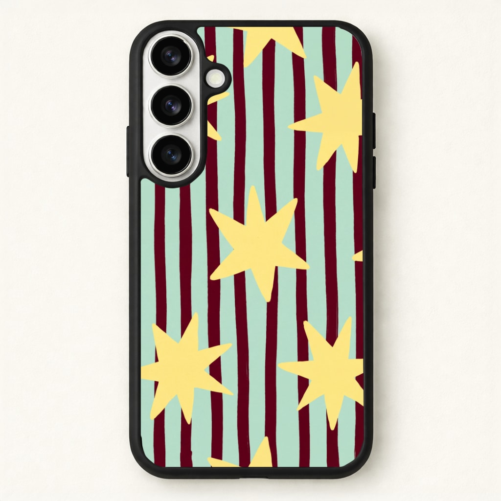 Butter Stars On Stripes Phone Case