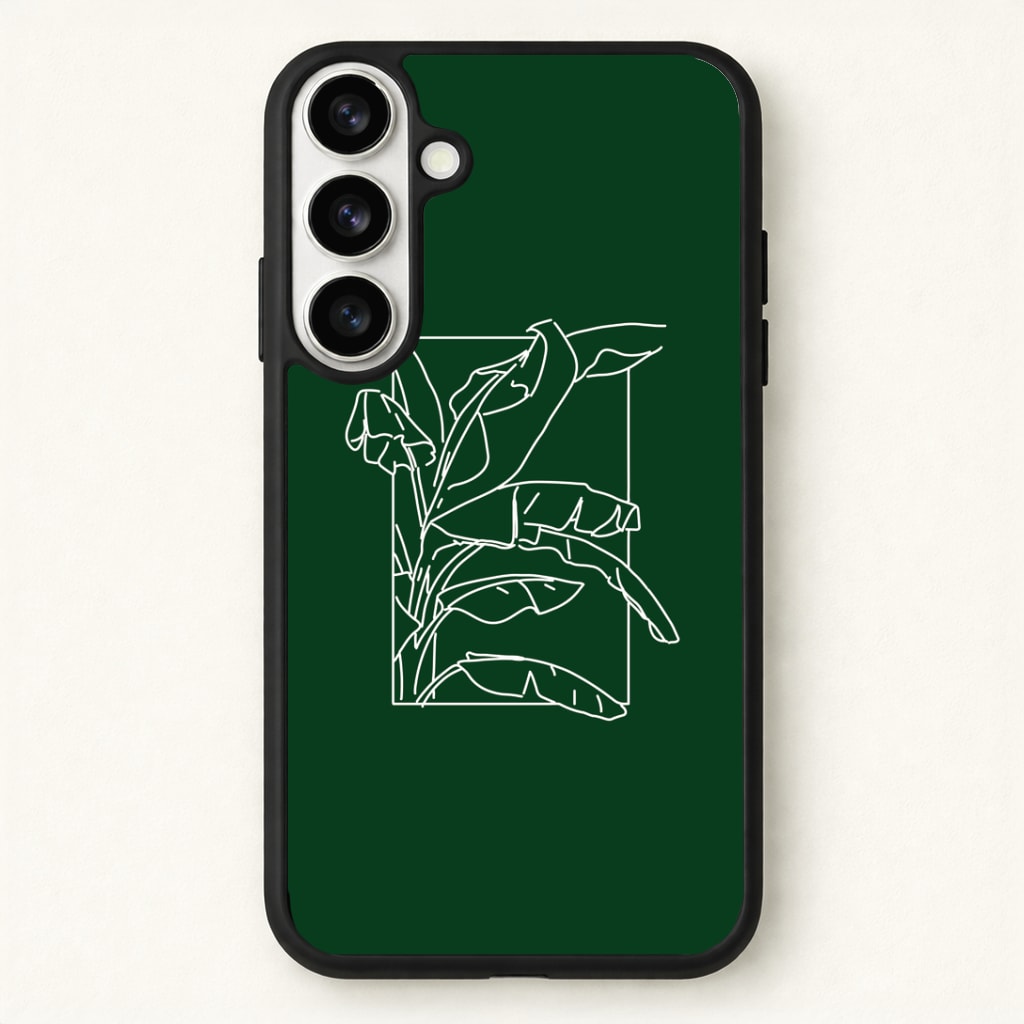 Green Leaf - Foliage Phone Case - Galaxy S26 / Standard