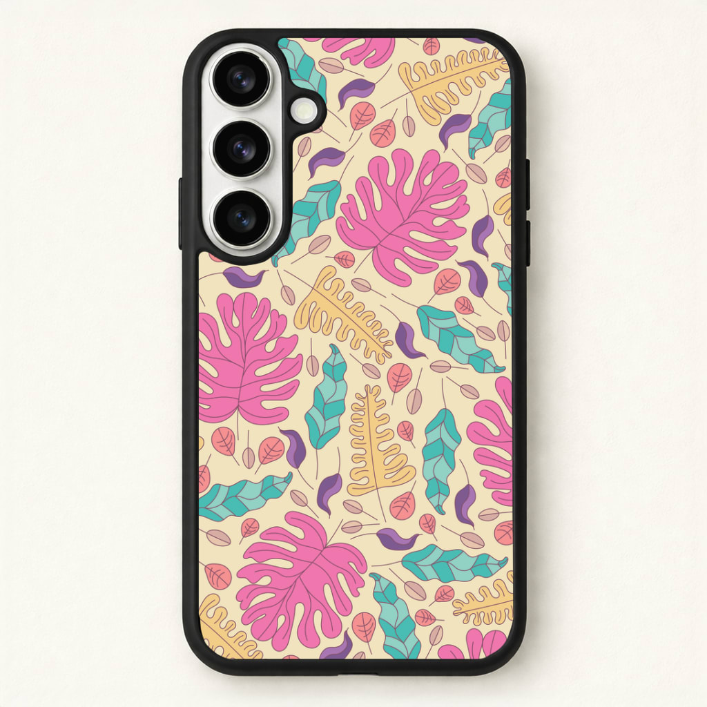Multi Coloured Leaves - Foliage Phone Case - Galaxy S26 / Standard