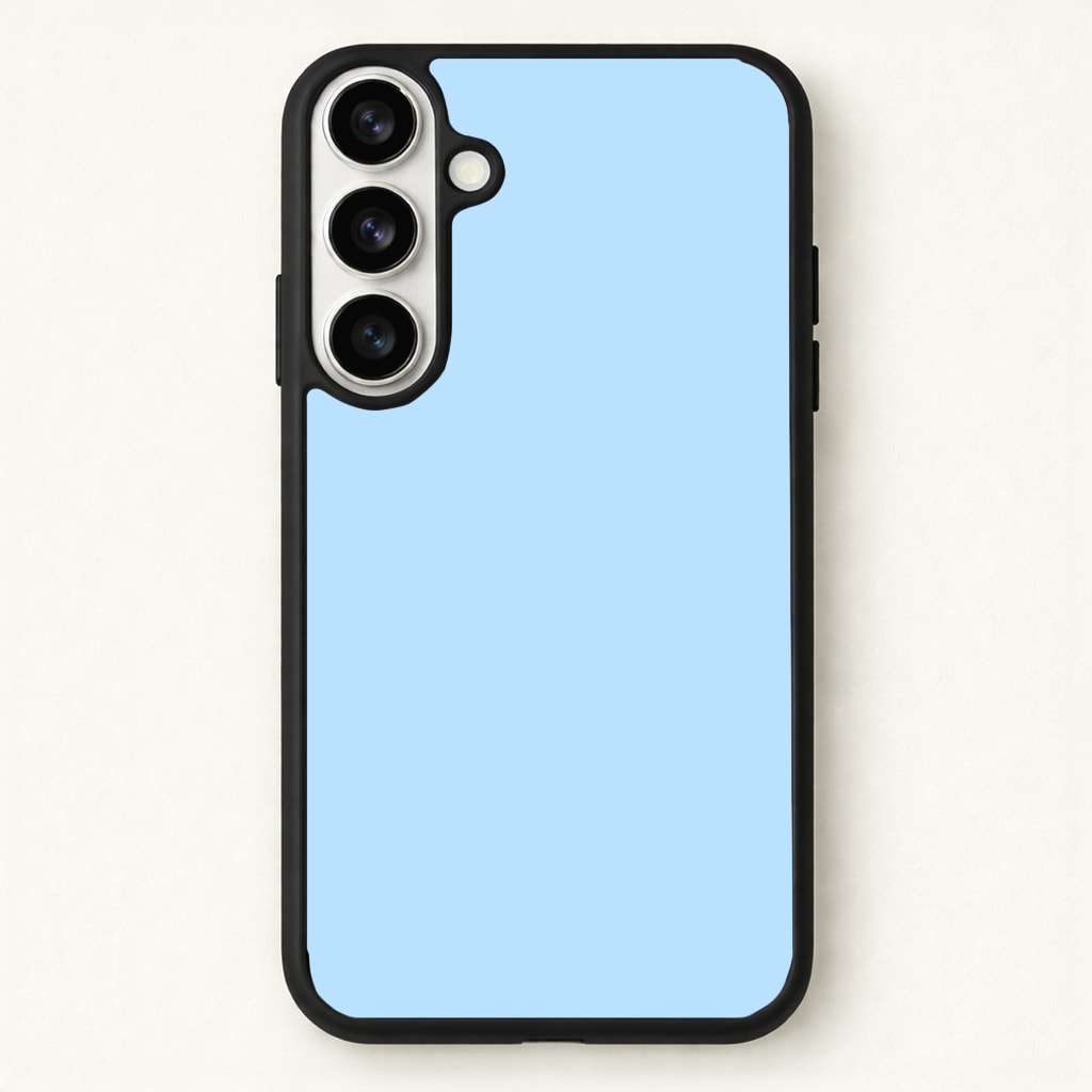 Back To Casics - Pretty Pastels - Plain Blue Phone Case - Galaxy S26 / Standard