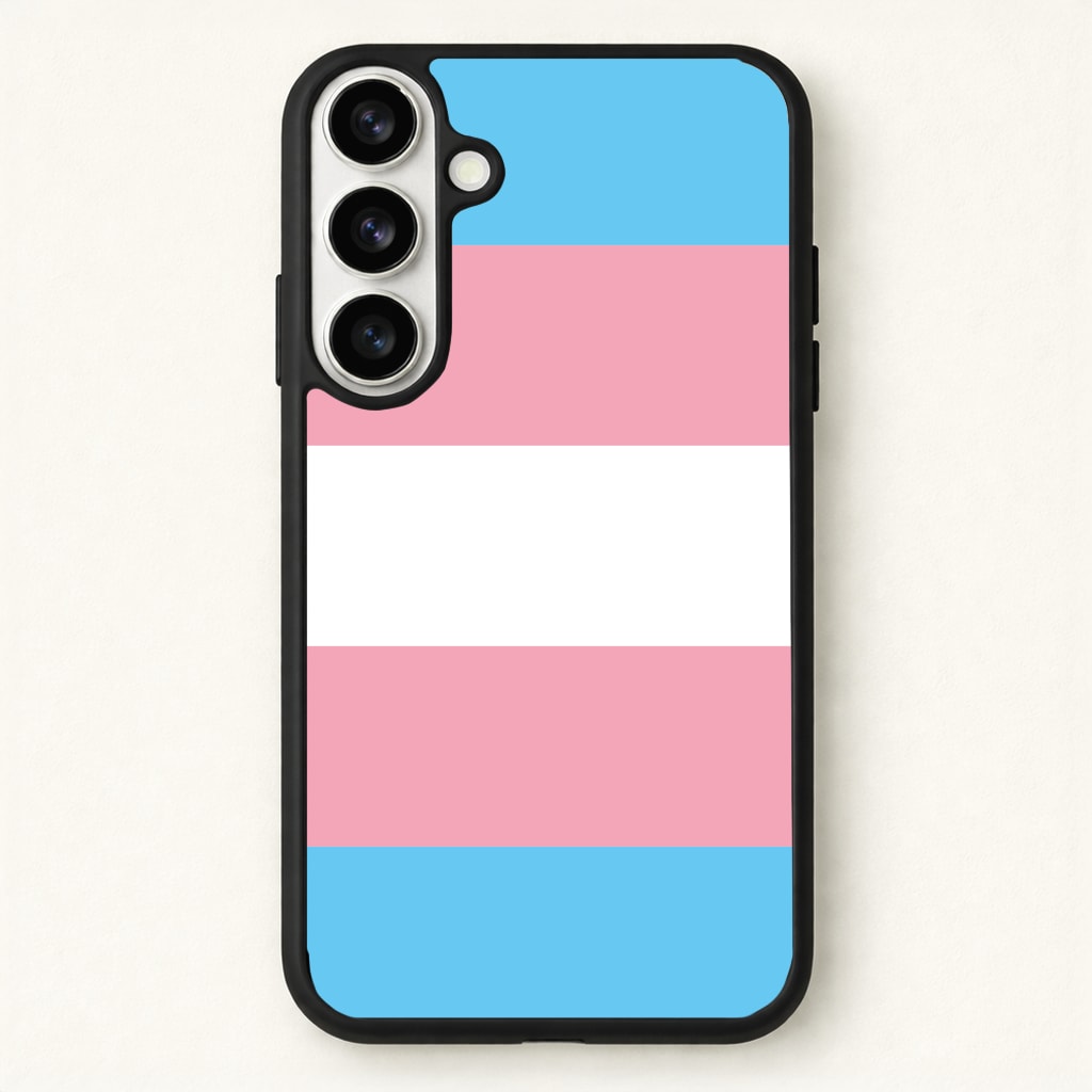 Trans Flag - Pride Phone Case - Galaxy S26 / Standard
