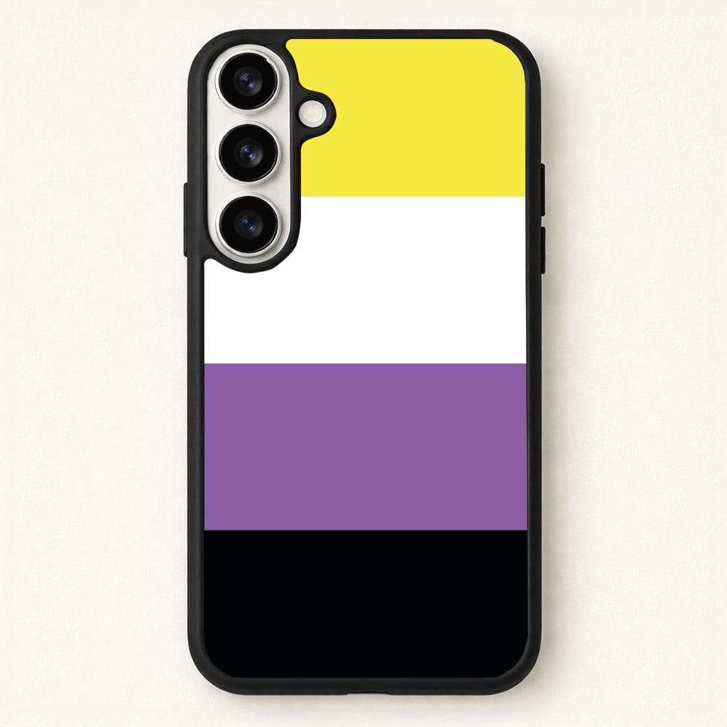 Non-Binary Flag - Pride Phone Case - Galaxy S26 / Standard