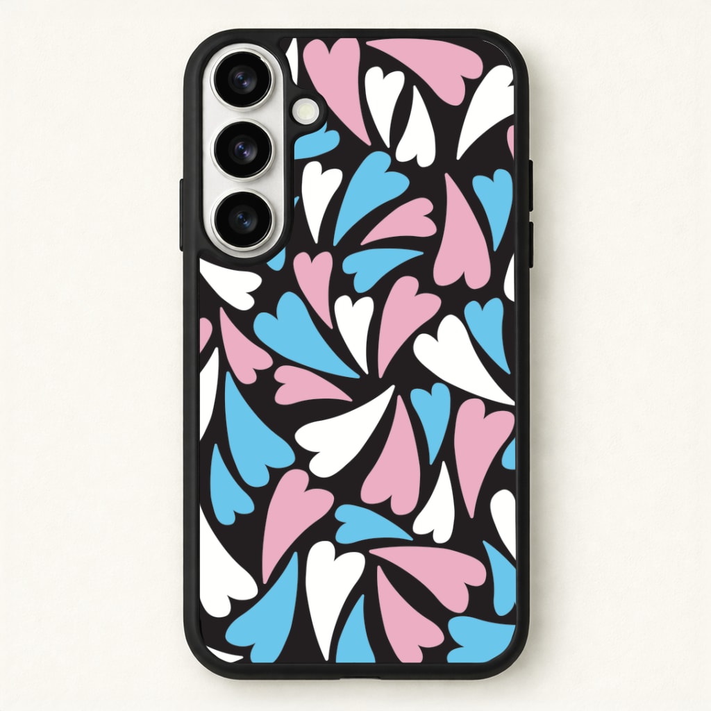 Transgender Hearts - Pride Phone Case - Galaxy S26 / Standard
