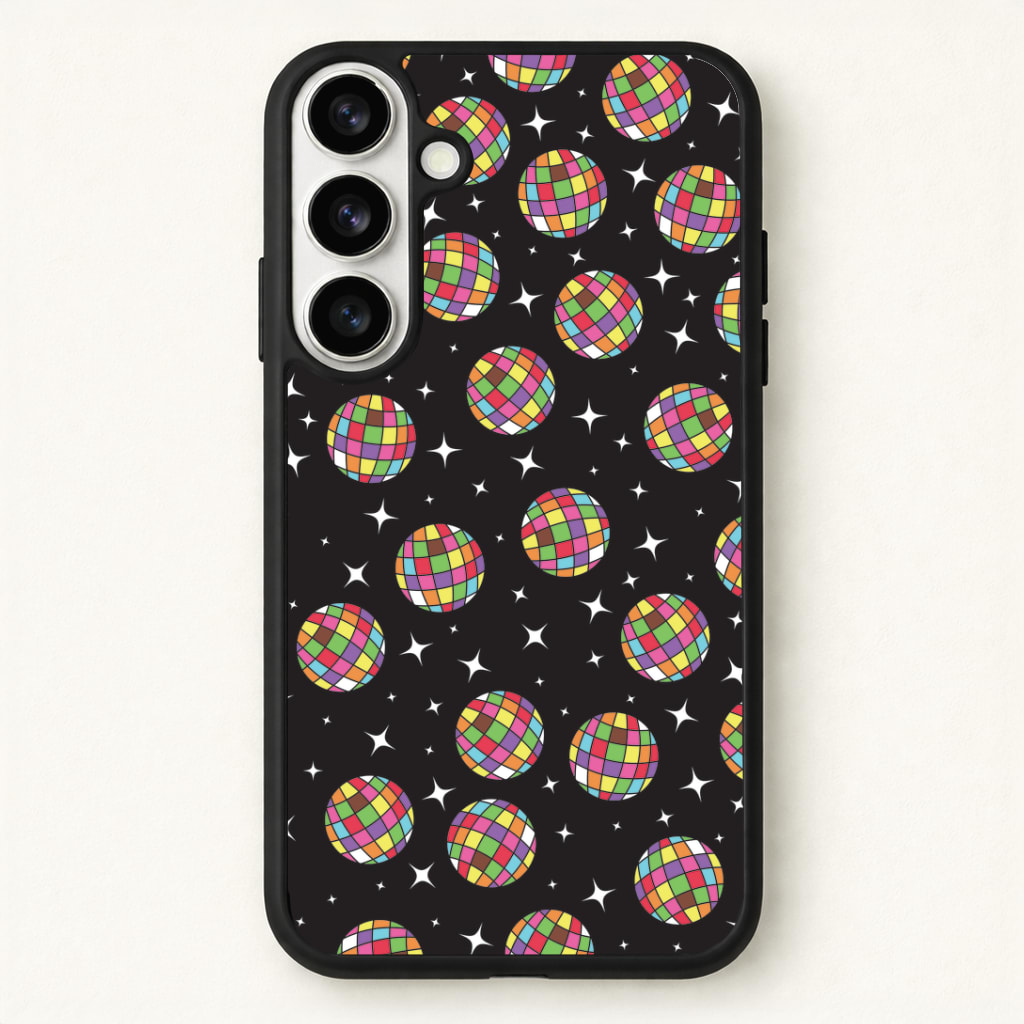 Rainbow Discoballs Phone Case - Galaxy S26 / Standard