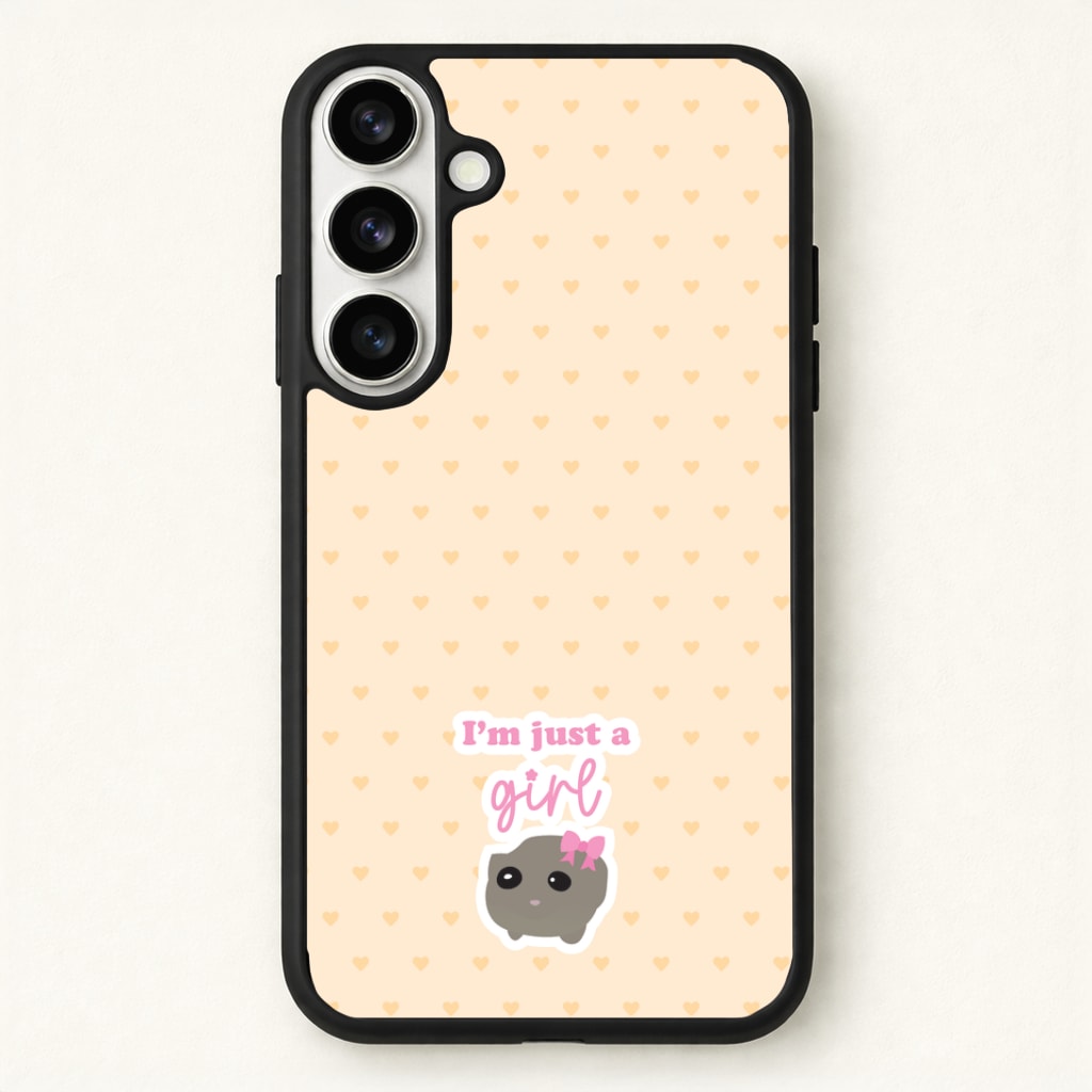 I'm Just A Girl Phone Case - Galaxy S26 / Standard