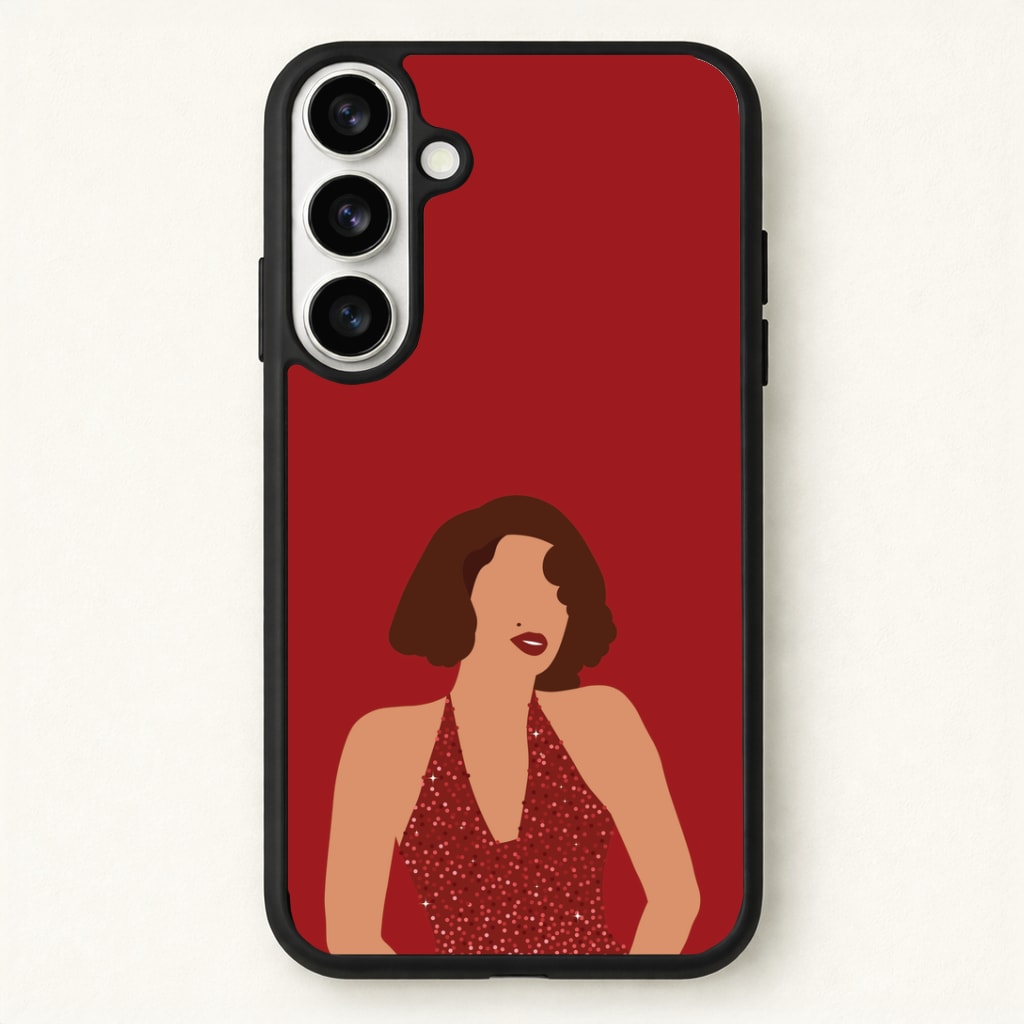 Red Sparkly Dress Phone Case - Galaxy S26 / Standard