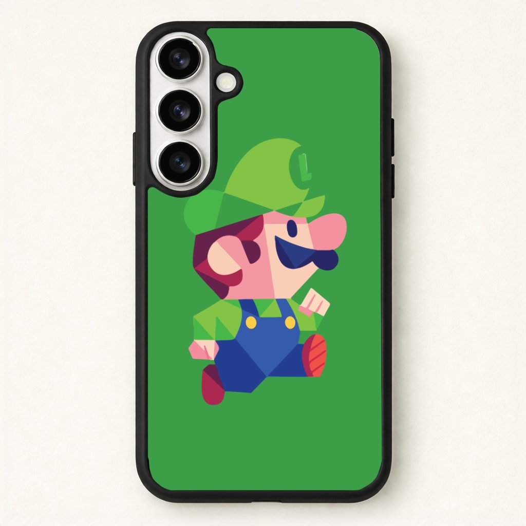 Running Luigi - Mario Phone Case - Galaxy S26 / Standard