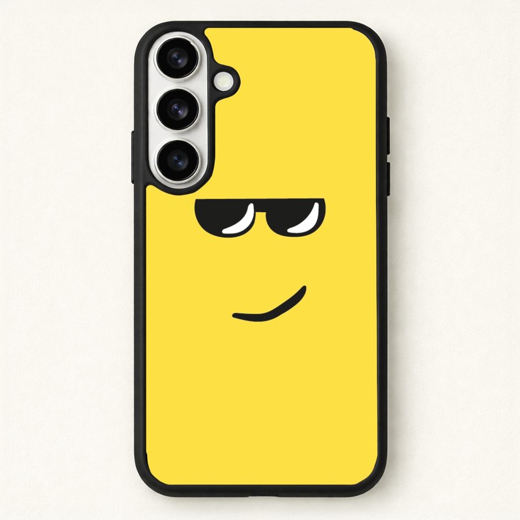 Yellow Face Shades Phone Case - Galaxy S26 / Standard