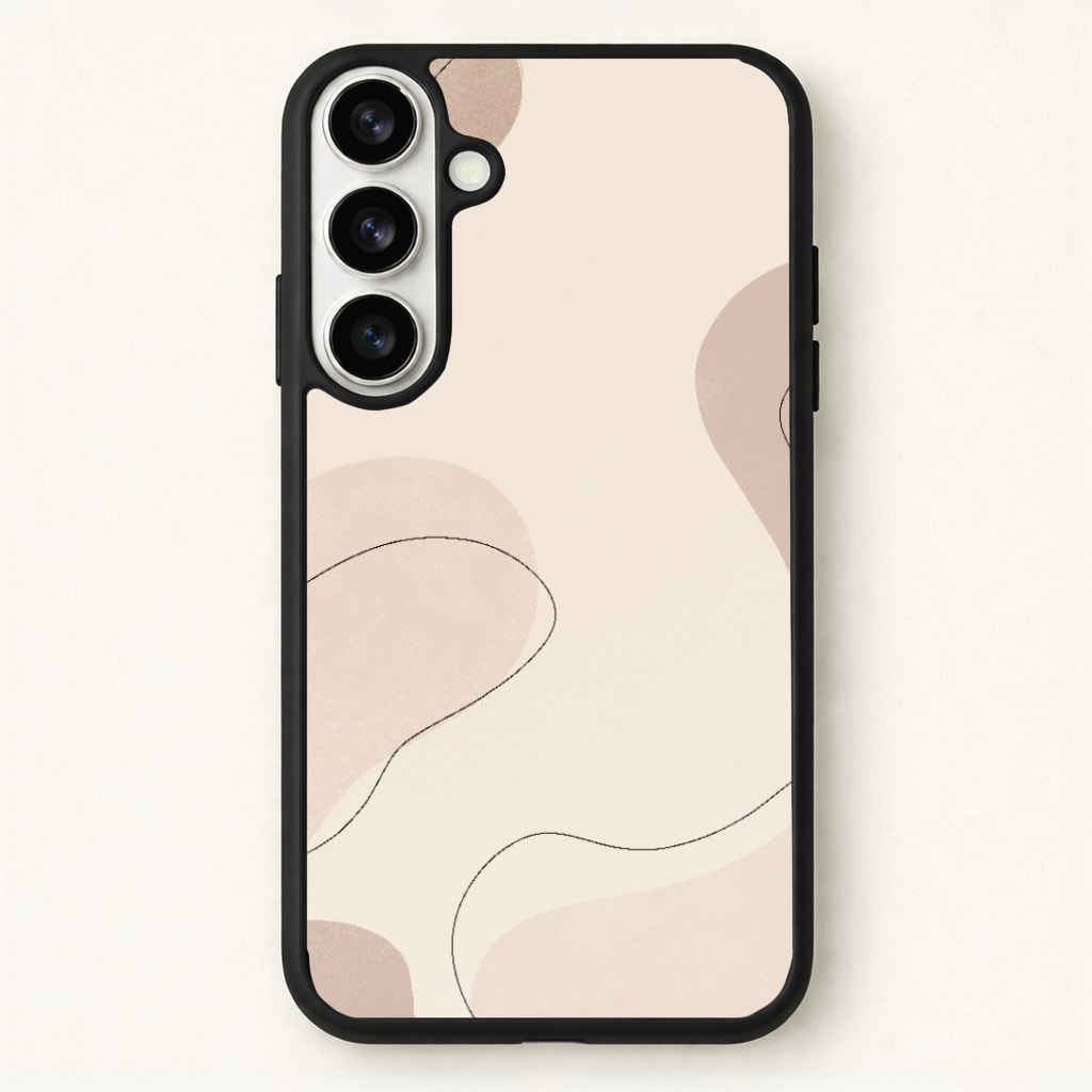 Abstract Beige Phone Case - Galaxy S26 / Standard