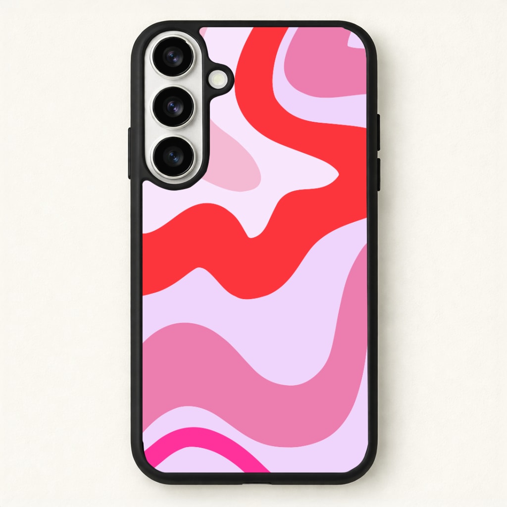 Purple & Pink Abstract Phone Case - Galaxy S26 / Standard