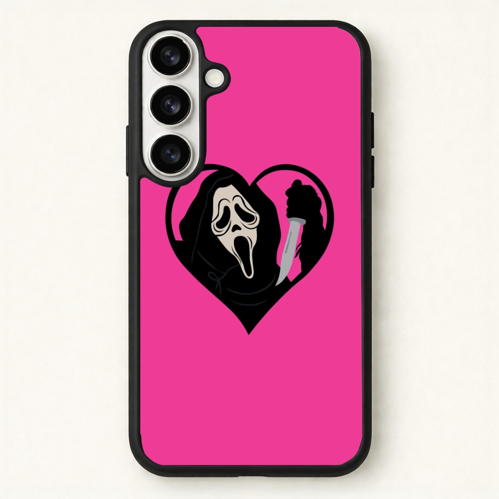 Heart face - Halloween Phone Case - Galaxy S26 / Standard