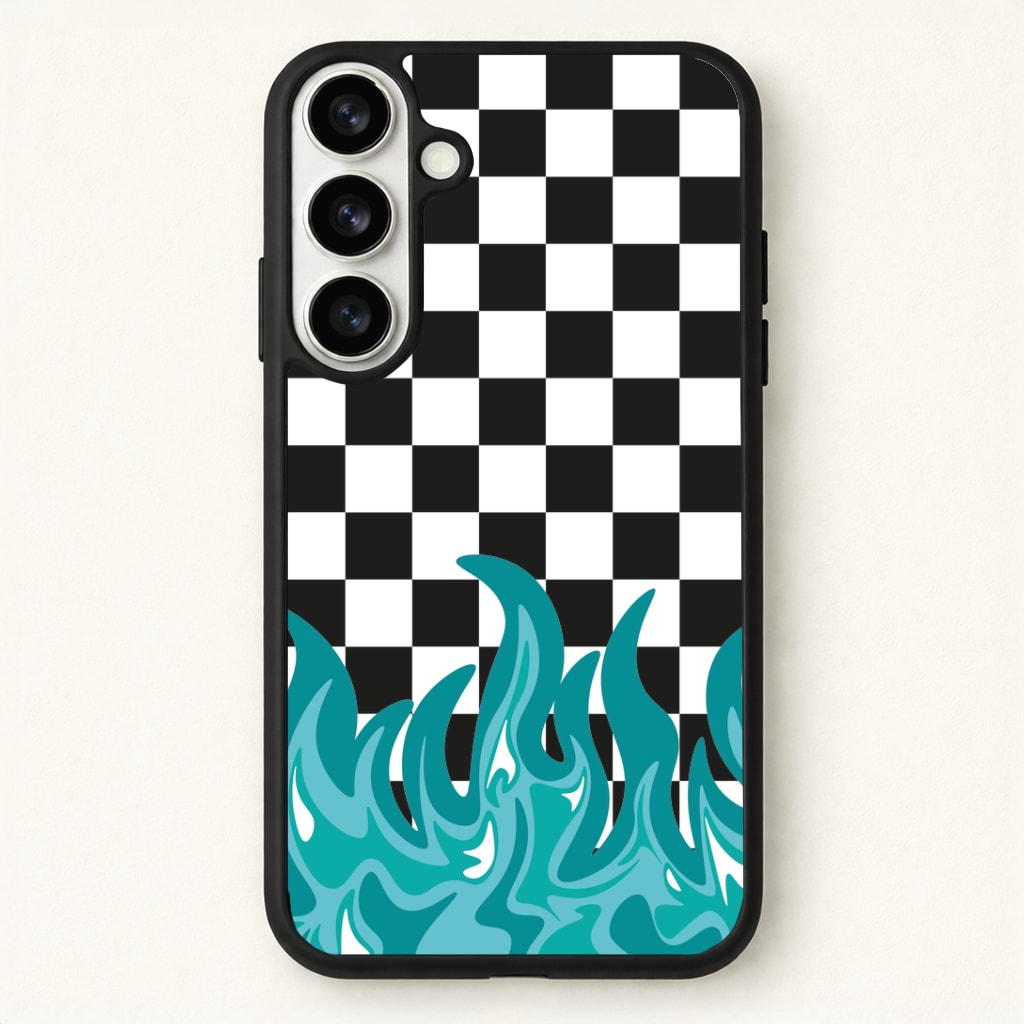 Blue Flame - Skate Aesthetic Phone Case - Galaxy S26 / Standard