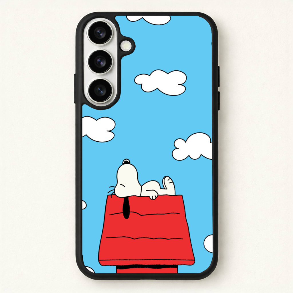 Cartoon Beagle Sleeping Phone Case - Galaxy S26 / Standard