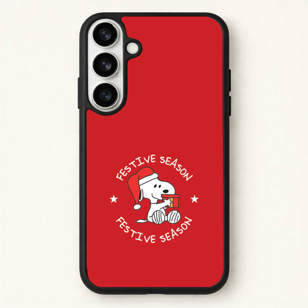 Cartoon Beagle Festive Season Phone Case - Galaxy S26 / Standard
