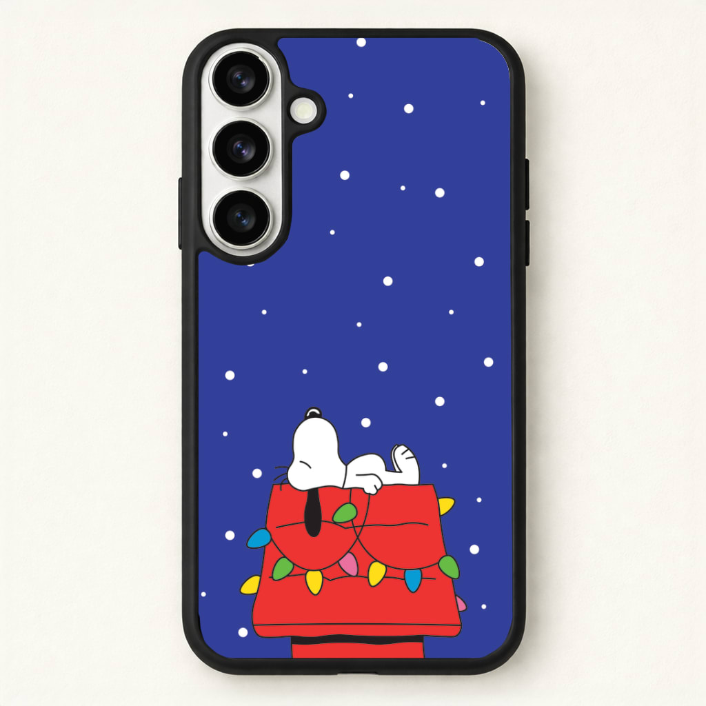 Cartoon Beagle Fairylights Phone Case - Galaxy S26 / Standard
