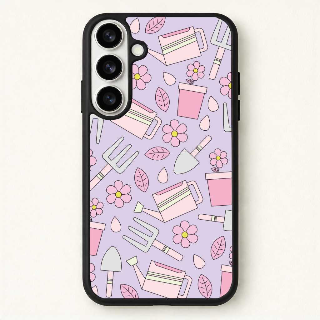Gardening Tools - Spring Patterns Phone Case - Galaxy S26 / Standard