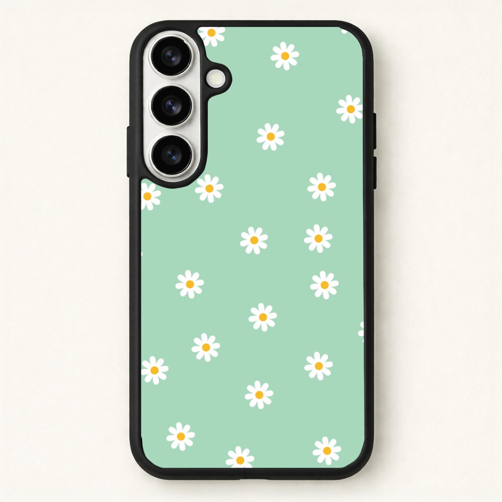 Teal Daisies Phone Case - Galaxy S26 / Standard