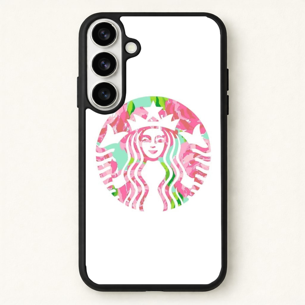 Pink Coffee Logo Phone Case - Galaxy S26 / Standard