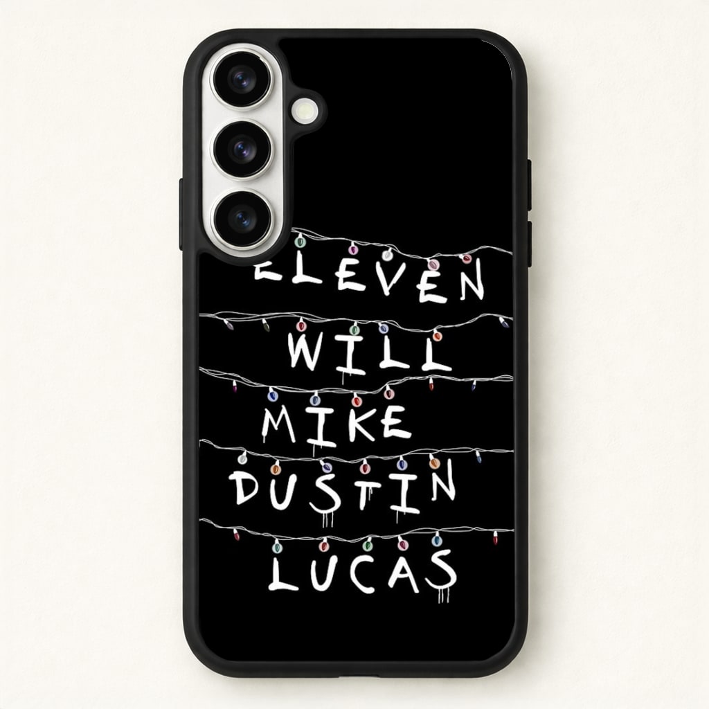 Eleven, Will, Mike, Dustin & Lucas Phone Case - Galaxy S26 / Standard