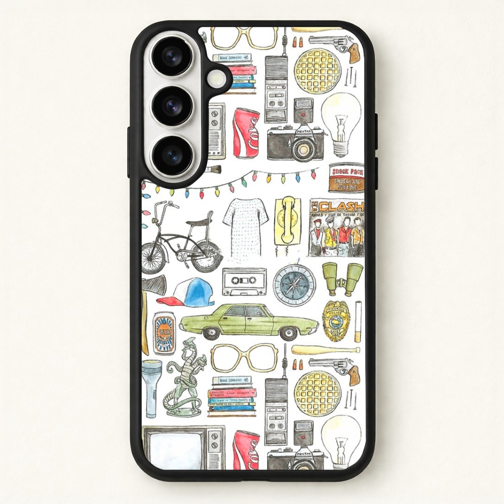 Stranger Objects Illustration Phone Case - Galaxy S26 / Standard