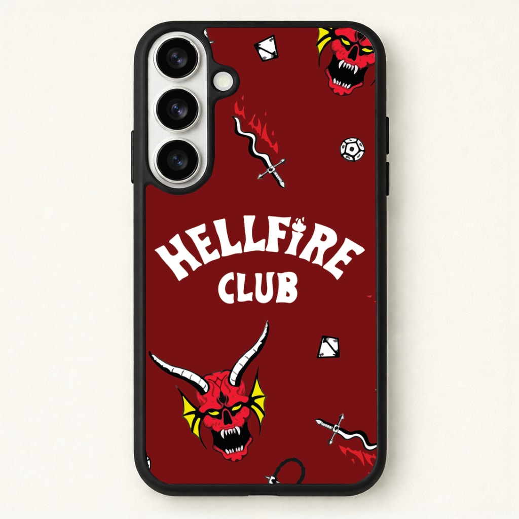 Hellfire Club Icons Collage Red Phone Case - Galaxy S26 / Standard