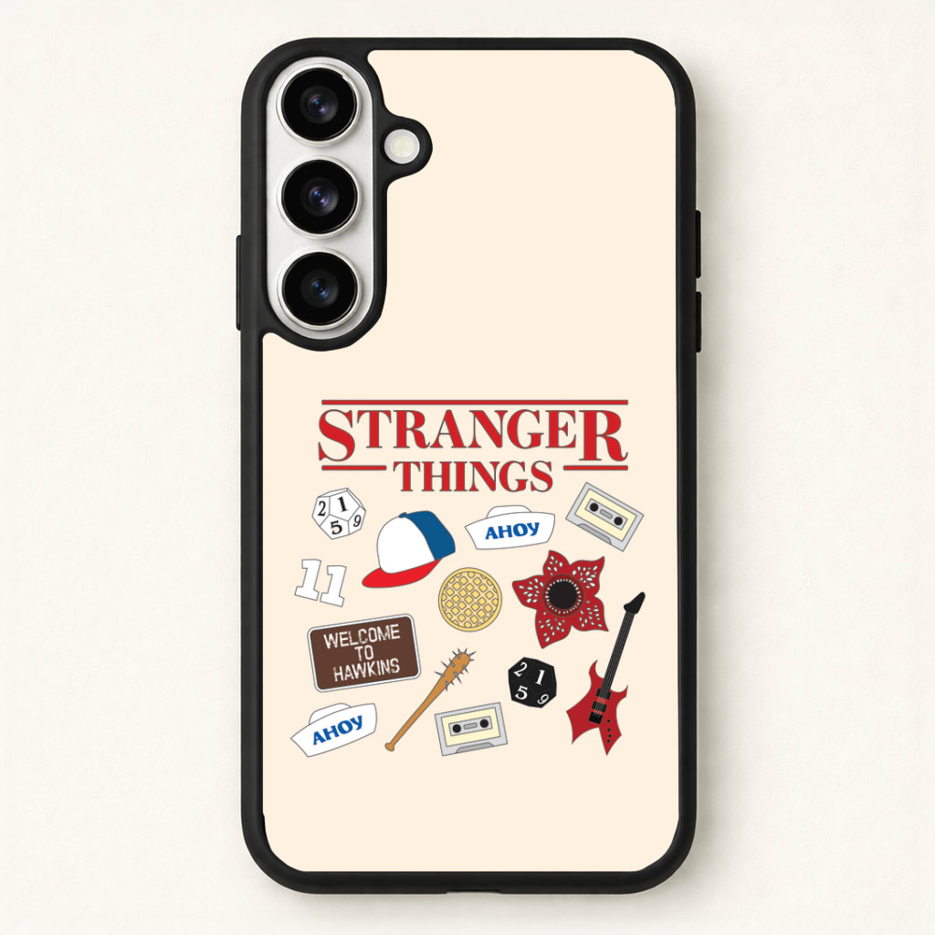 Stranger Things Cartoon Icons Phone Case - Galaxy S26 / Standard