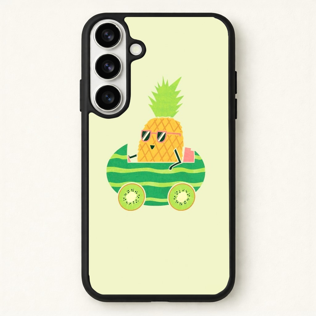 Summer Drive Pineapple Phone Case - Galaxy S26 / Standard