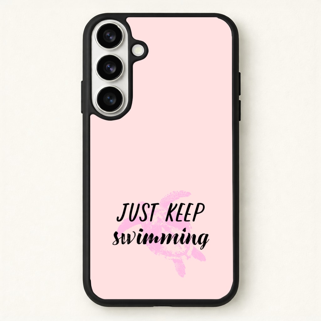 Just Keep Swimming - Summer Phone Case - Galaxy S26 / Standard