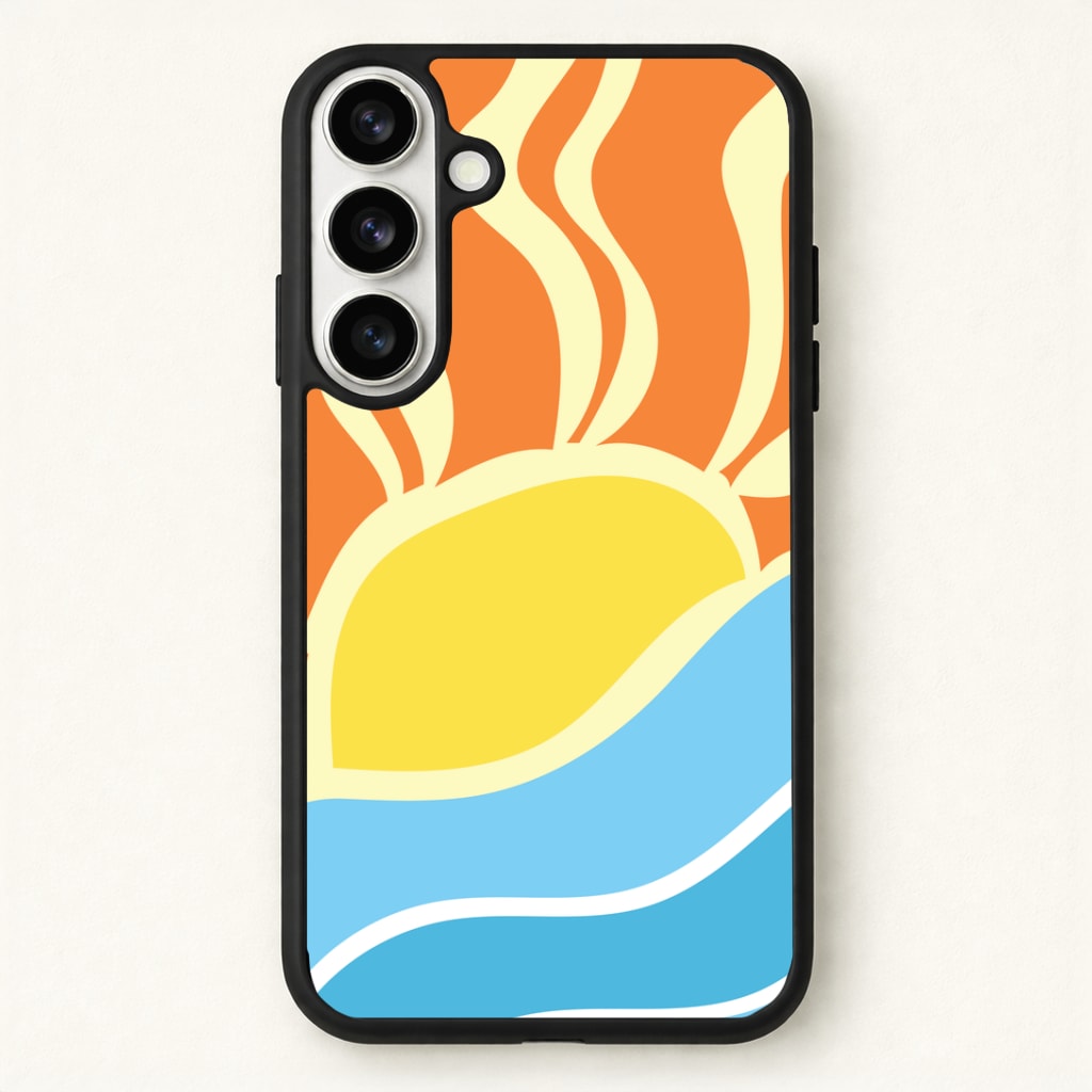 Abstract Sunset Phone Case - Galaxy S26 / Standard