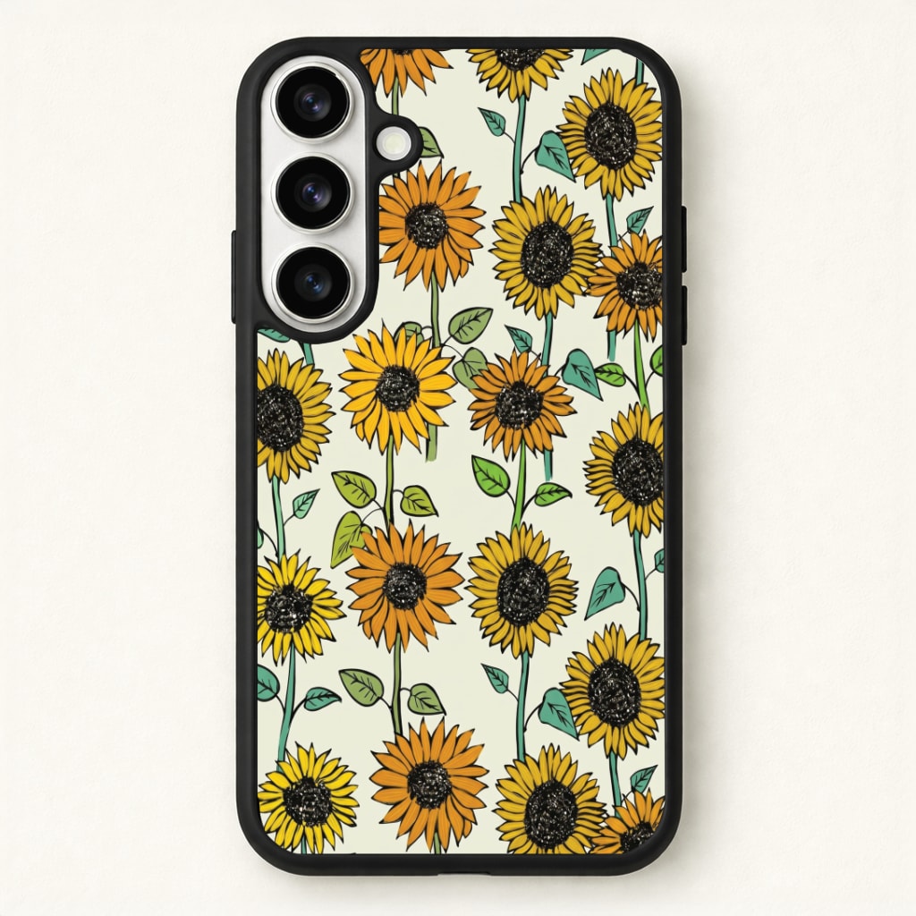 Painted Sunflowers Phone Case - Galaxy S26 / Standard