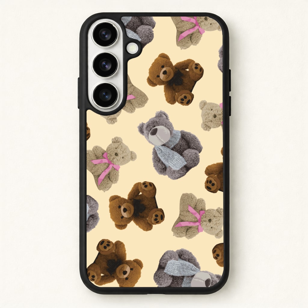 Assortment Of Teddies Pattern Phone Case - Galaxy S26 / Standard