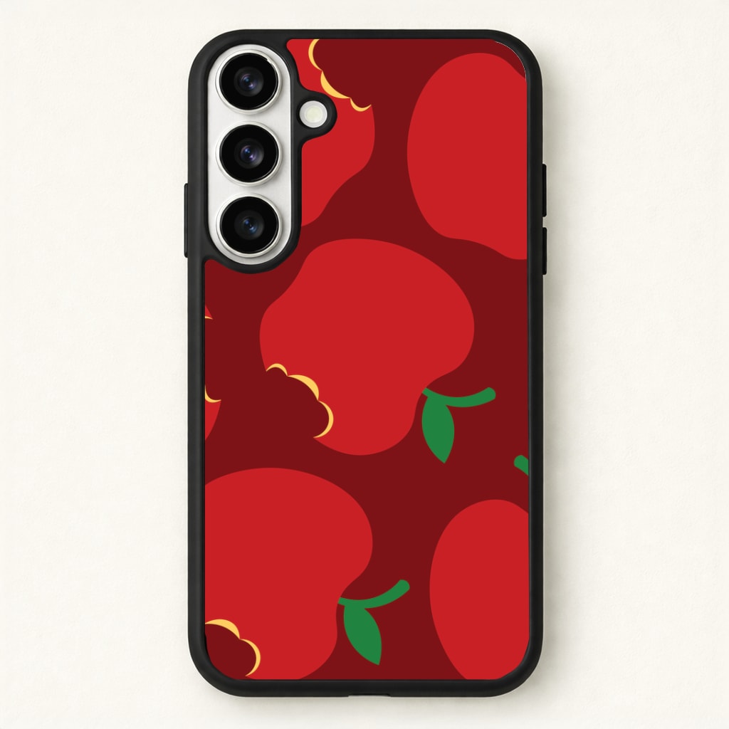 Teacher Apples Pattern Phone Case - Galaxy S26 / Standard