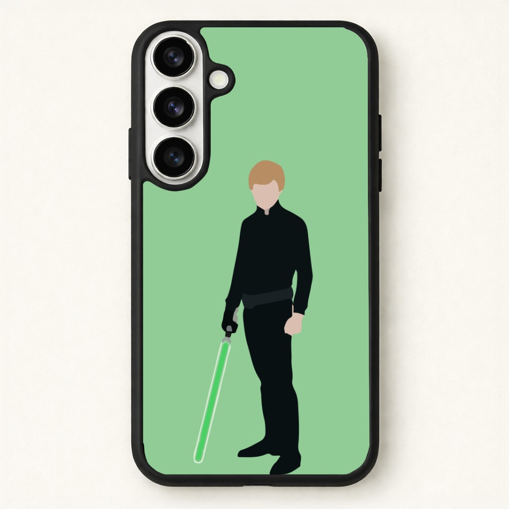 Skywalker Green Lightsaber Phone Case - Galaxy S26 / Standard