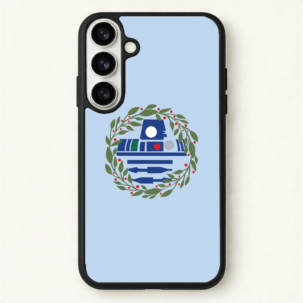 R2D2 Christmas Wreath Phone Case - Galaxy S26 / Standard