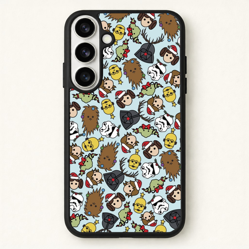 Star Wars Christmas Pattern Phone Case - Galaxy S26 / Standard