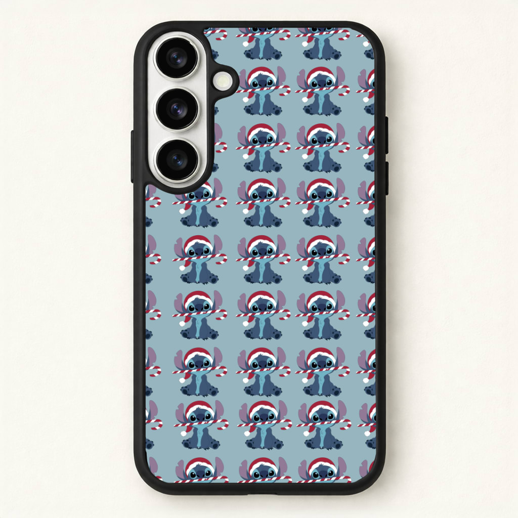 Stitch - Christmas Patterns Phone Case - Galaxy S26 / Standard