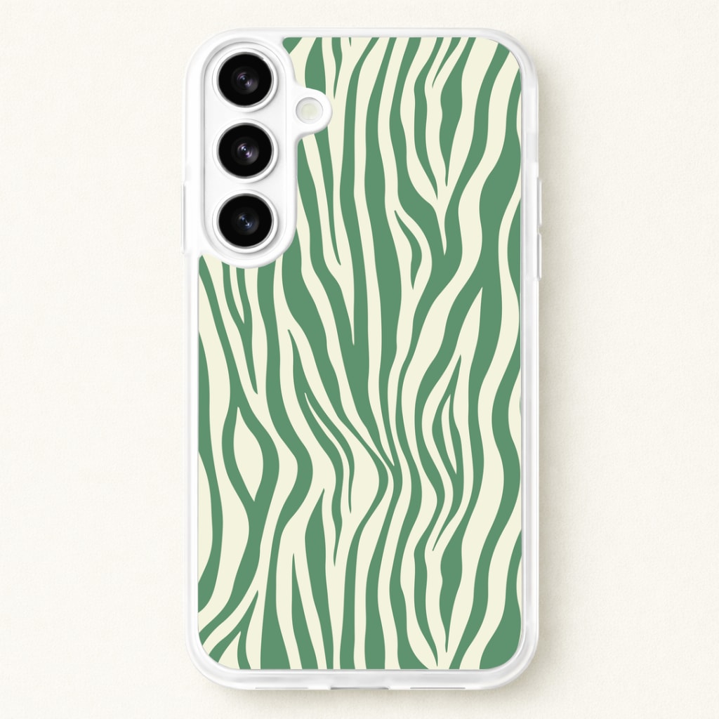 Green Zebra - Animal Patterns Phone Case
