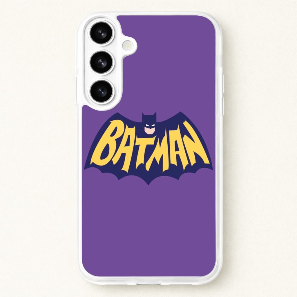 Bat Superhero Purple Logo Phone Case