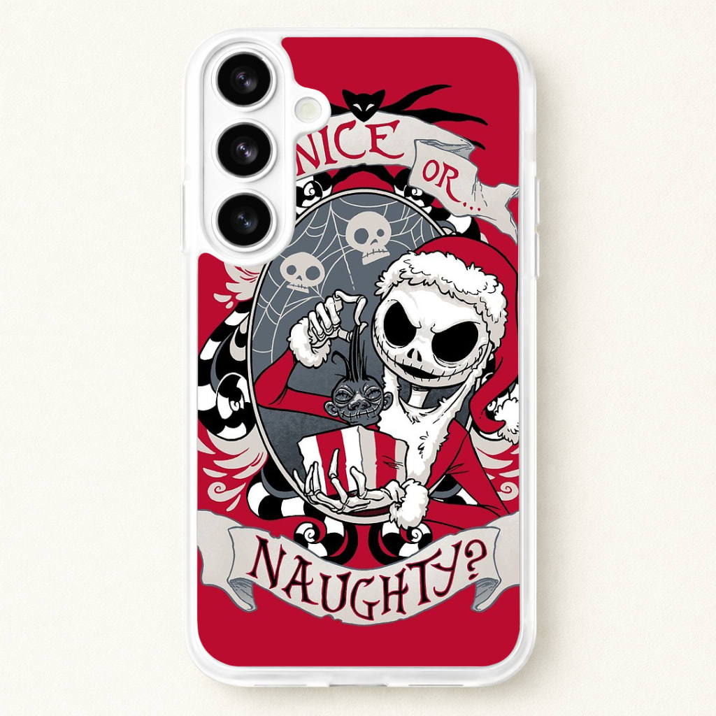Nice Or Naughty - A Nightmare Before Christmas Phone Case
