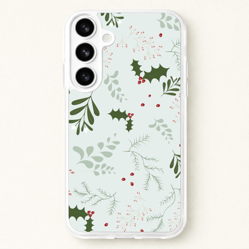 Christmas Floral Pattern Phone Case