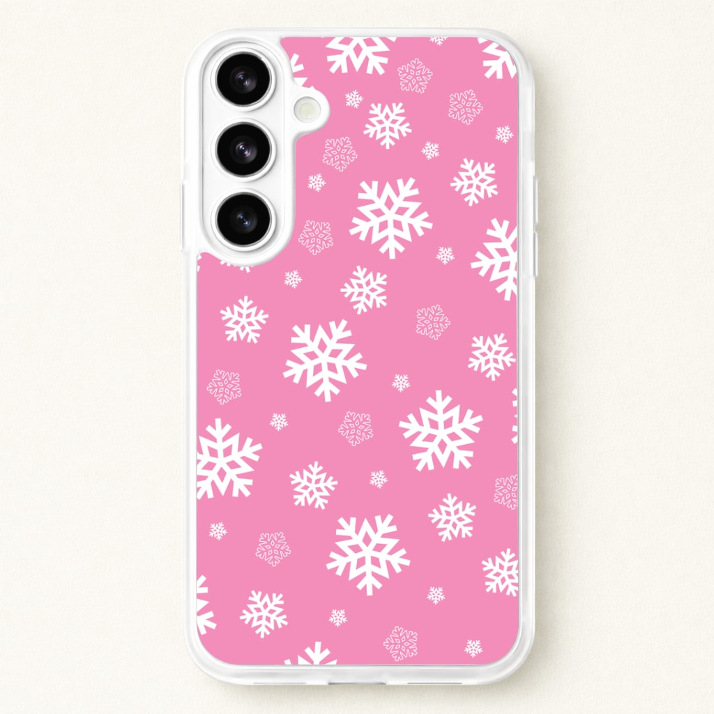Snow Pink Pattern Phone Case