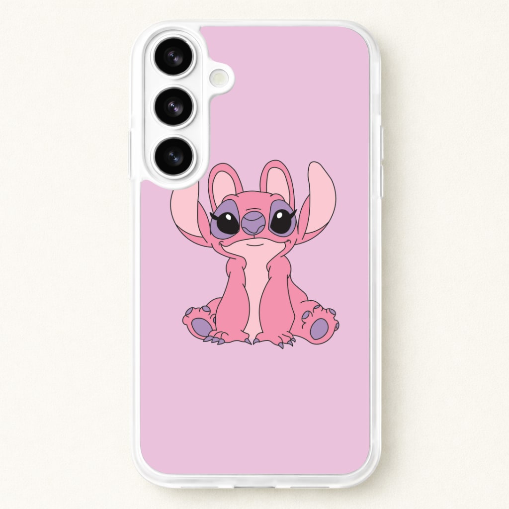 Sitting Down - Pink Alien Phone Case