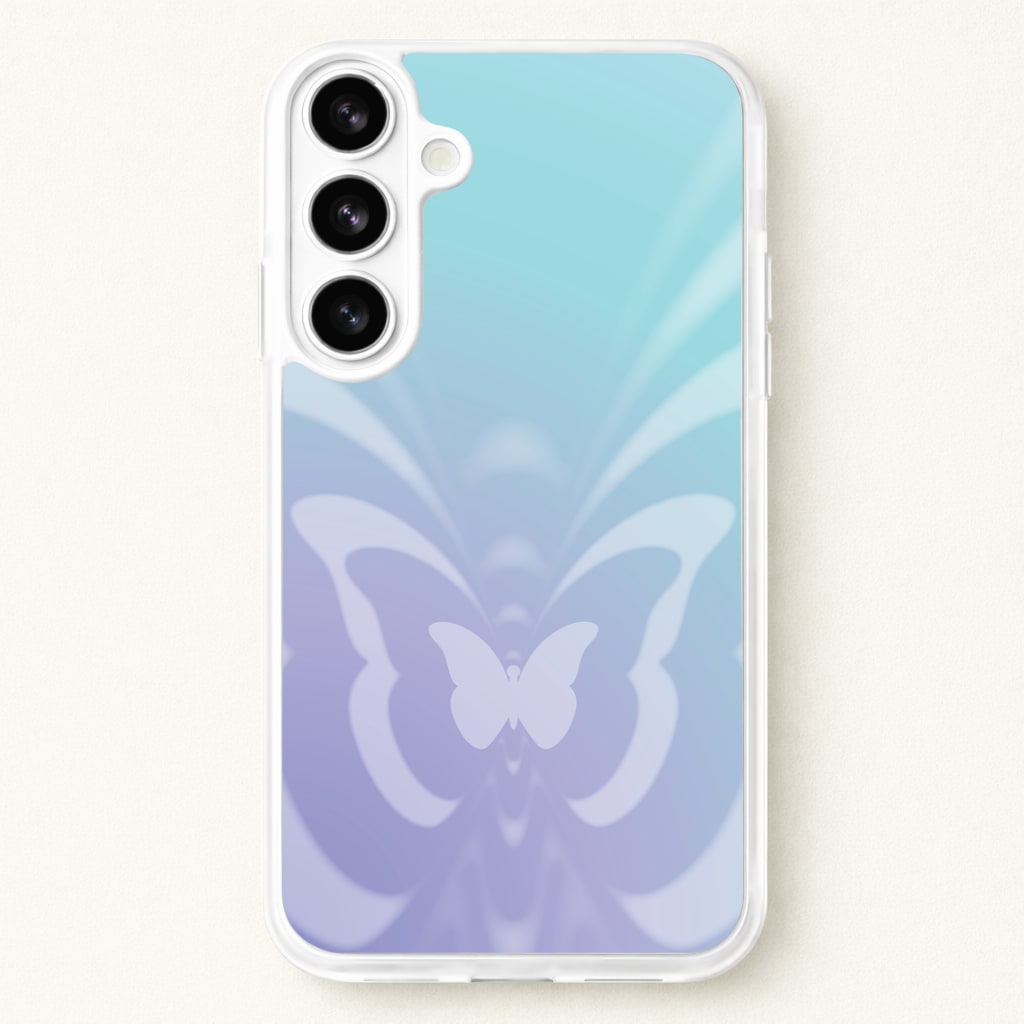 Butterfly Gradient Purple Phone Case